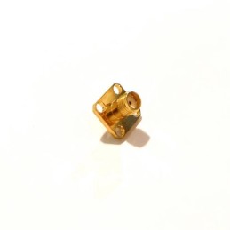 1 pcs - RS PRO, jack Flange Mount SMA Connector, 50Ω, Solder Termination, Straight Body
