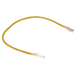 1 pcs - RS PRO Cat5e Male RJ45 to Male RJ45 Ethernet Cable, U/UTP, Yellow PVC Sheath, 0.5m