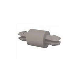 10 pcs : 27MMP005 - Standoffs & Spacers PCB Support, Locking, .098/.098 Hole, 5mm Spacer, Natural, Nylon, .062 Panel Thk