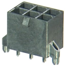 1 pcs - Molex Mega-Fit Series Straight Through Hole PCB Header, 10 Contact(s), 5.7mm Pitch, 2 Row(s), Shrouded