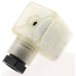 1 pcs - Hirschmann GDML 2P+E DIN 43650 A, Female Solenoid Valve Connector, with Indicator Light, 120 V Voltage