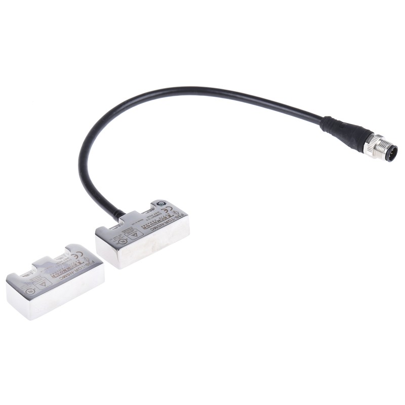 1 pcs - Omron F3S-TGR-N_C Series Magnetic Non-Contact Safety Switch, 24V dc, Stainless Steel Housing, NO/2NC, M12