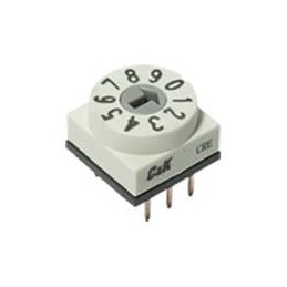 10 pcs : CRE10ROTL0C - Coded Rotary Switches 10 mm DIP Coded Rotary Switches