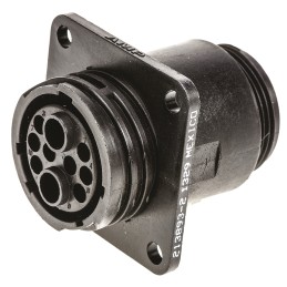 1 pcs - TE Connectivity Circular Connector, 10 Contacts, Panel Mount, Socket, Female, CPC Series 6 Series