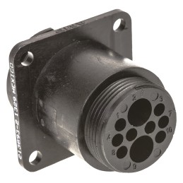 1 pcs - TE Connectivity Circular Connector, 10 Contacts, Panel Mount, Socket, Female, CPC Series 6 Series