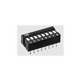 10 pcs : A6E-5101-N - DIP Switches/SIP Switches Flat actuator 5 poles