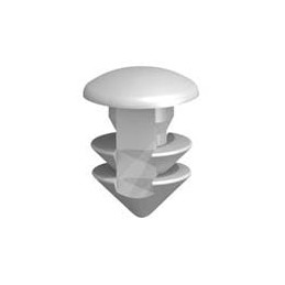 10 pcs : MPLE-3.2M-01 - Screws & Fasteners Rivet,Barbed,Natural,.19 in Lg, Rivet,Barbed,Natural