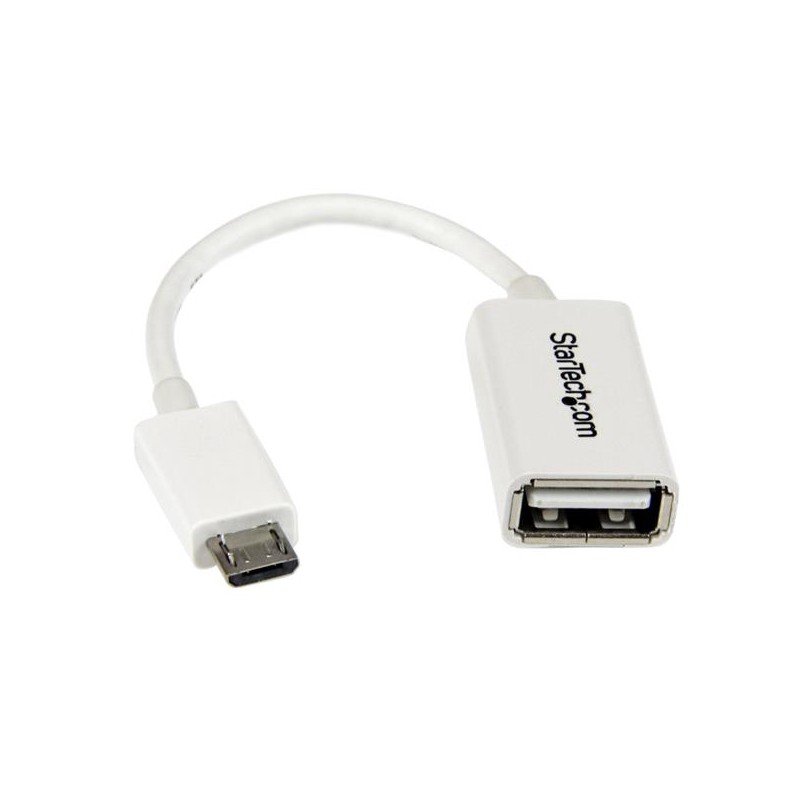 1 pcs - StarTech.com USB 2.0 Cable, Male Micro USB B to Female USB A Cable, 130mm