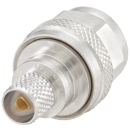 1 pcs - Rosenberger, Plug Cable Mount N Connector, 50Ω, Crimp Termination, Straight Body