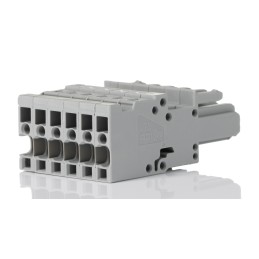 1 pcs - Wago 769 Series Female Plug, 6 Pole for Use with X-COM System 769 Series