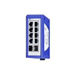 1 pcs - Hirschmann GECKO Series DIN Rail Mount Ethernet Switch, 8 RJ45 Ports, 100/1000Mbit/s Transmission, 18 - 32V dc
