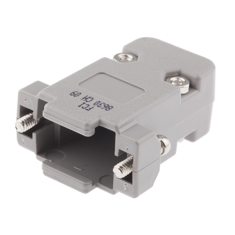 1 pcs - Amphenol ICC 8630CH Series Thermoplastic D Sub Backshell, 9 Way