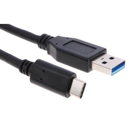 1 pcs - RS PRO USB 3.0 Cable, Male USB C to Male USB A Cable, 1m