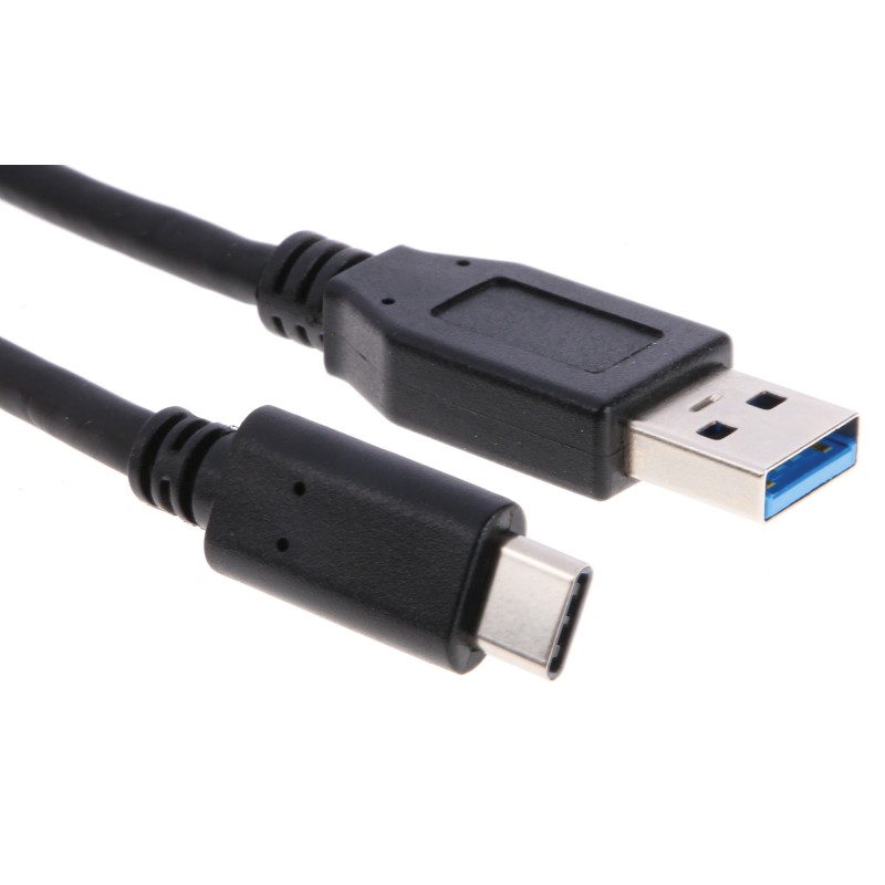 1 pcs - RS PRO USB 3.0 Cable, Male USB C to Male USB A Cable, 1m