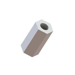 10 pcs : HS-6-12 - Standoffs & Spacers Spacer,Hex, 6 ST Scr,Grey,1-1/2 in Lg, Spacer,Hex, 6 ST Screw,Grey