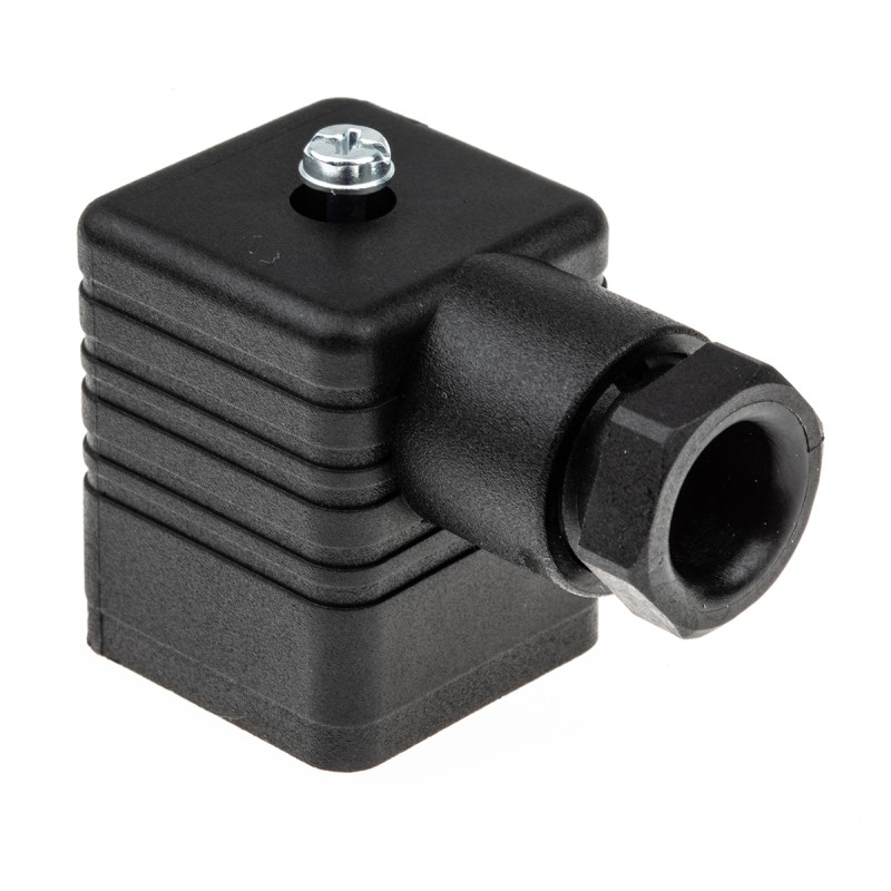 1 pcs - Hirschmann GDM 3P+E DIN 43650 A, Female Solenoid Valve Connector, 250 V ac/dc Voltage