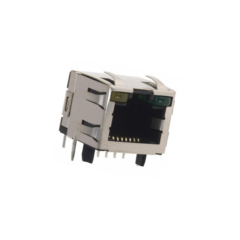 1 pcs - TE Connectivity 2-406549 Series Female RJ45 Connector, PCB Mount, Cat5