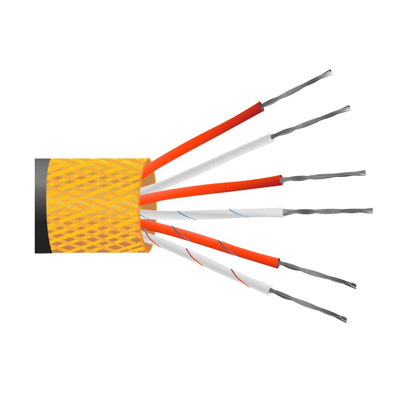 1 pcs - RS PRO Type RTD Resistance Thermometer Detector (RTD) Wire, 100m, Screened, PVC Insulation, +105°C Max, 7/0.2mm