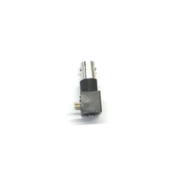 1 pcs - RS PRO, jack PCB Mount BNC Connector, 75Ω, Through Hole Termination, Right Angle Body
