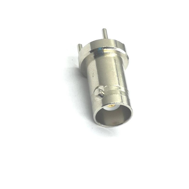 1 pcs - RS PRO, jack PCB Mount BNC Connector, 50Ω, Through Hole Termination, Vertical Body