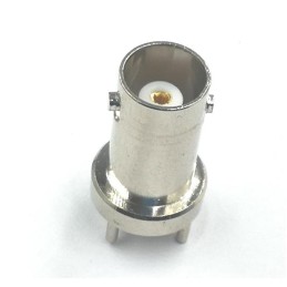 1 pcs - RS PRO, jack PCB Mount BNC Connector, 50Ω, Through Hole Termination, Vertical Body