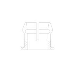 10 pcs : HLMP-0103 - LED Mounting Hardware Lamp 5mm Clip and Ri ngs