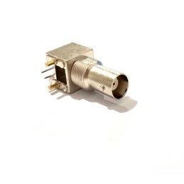 1 pcs - RS PRO, jack PCB Mount BNC Connector, 50Ω, Through Hole Termination, Straight Body