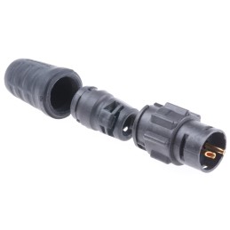 1 pcs - Switchcraft Circular Connector, 2 Contacts, Cable Mount, Socket, Female, IP68, IP69K, EN3 Series