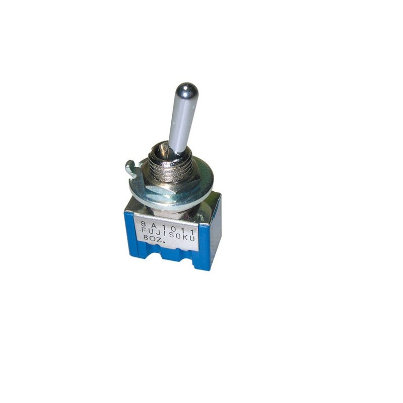 1 pcs - NIDEC COPAL ELECTRONICS GMBH Toggle Switch, PCB Mount, On-On, SPDT, Solder Terminal