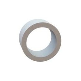 10 pcs : 13RSSR0094 - Standoffs & Spacers Round Spacer, .380 ID, .500 OD, .250 Length, Natural, Nylon, 3/8 (M9) Screw