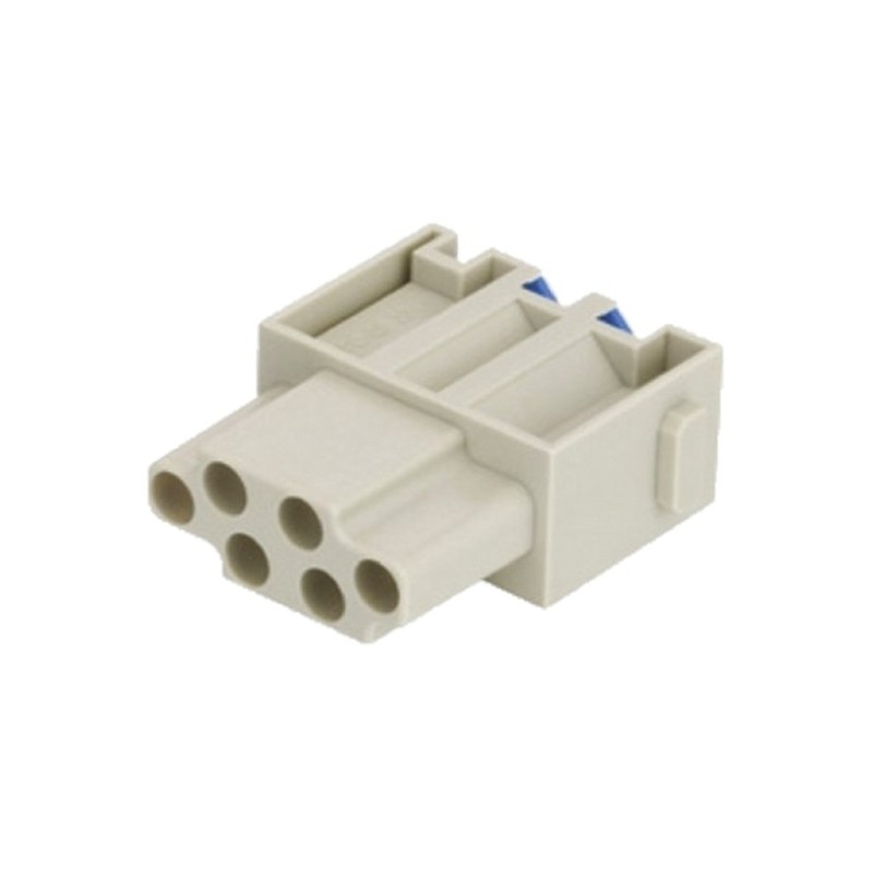 1 pcs - HARTING Heavy Duty Power Connector Module, 16A, Female, Han-Modular Series, 6 Contacts