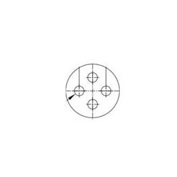 10 pcs : 104-020 - LED Mounting Hardware Perm-O-Pad Round TO-18 Mnt White