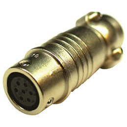 1 pcs - Tajimi Electronics Circular Connector, 7 Contacts, Cable Mount, Socket, Female, PRC03 Series