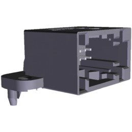 1 pcs - TE Connectivity, Micro Quadlok System Automotive Connector Plug 12 Way, Solder Termination