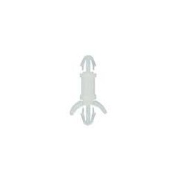 10 pcs : CBLS315A - Standoffs & Spacers CB LOCKING SUPPORT:NYL NATURAL, HOLES.11'.11'THICK.04-.06'.03-.07'L.250'
