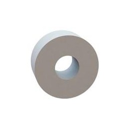 10 pcs : 13RS100007 - Standoffs & Spacers Round Spacer, .380 ID, 1.000 OD, .470 Length, Natural, Nylon, 3/8 Screw