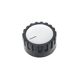 10 pcs : RN-79/6.4 - Knobs & Dials Black Knob 1.00D X .60H
