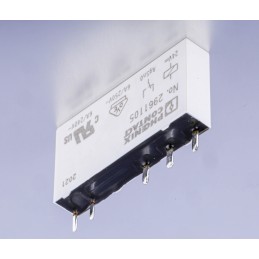 1 pcs - Phoenix Contact PCB Mount Power Relay, 24V dc Coil, 6A Switching Current, SPDT