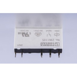 1 pcs - Phoenix Contact PCB Mount Power Relay, 24V dc Coil, 6A Switching Current, SPDT