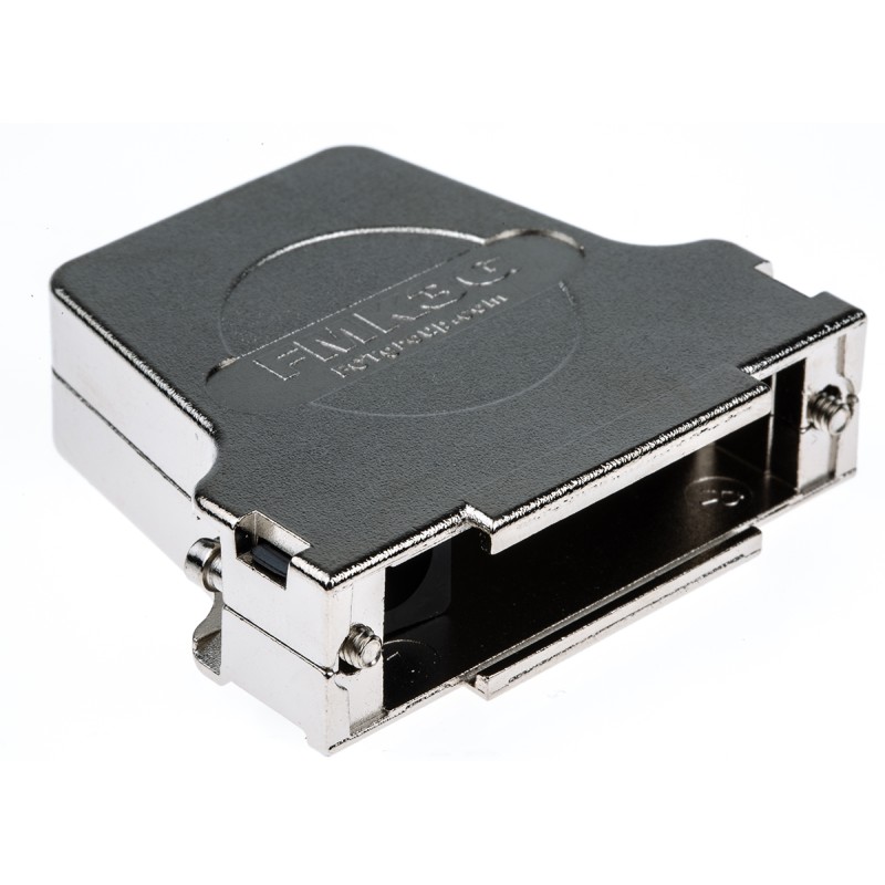 1 pcs - FCT from Molex FMK Series Die Cast Zinc D Sub Backshell, 25 Way, Strain Relief