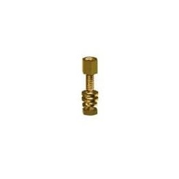 10 pcs : 7227 - Screws & Fasteners Jack Screw .187 w/hdwr Steel 4-40