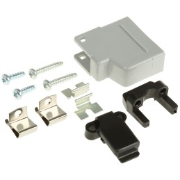 1 pcs - RS PRO PPO D Sub Backshell, 9 Way, Strain Relief