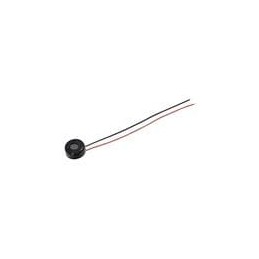 10 pcs : CMEJ-0733-42-L050 - Microphones microphone, 7 mm, electret condenser, omnidirectional, 50mm Lead Wire, 2 Vdc, 42 dB sen