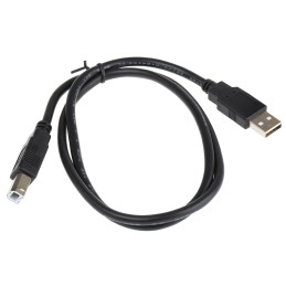 1 pcs - Roline USB 2.0 Cable, Male USB A to Male USB B Cable, 800mm