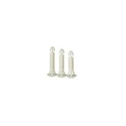 10 pcs : CBRLDS330A - Standoffs & Spacers CB REVERSE LOCKING DOMED:NYL NATURAL, HOLES.11'.21'THICK.04-.06'.02-.04'L.394'