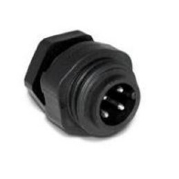 1 pcs - Amphenol Industrial Circular Connector, 3+PE Contacts, Cable Mount, Plug, IP65, IP67, Ecomate Series