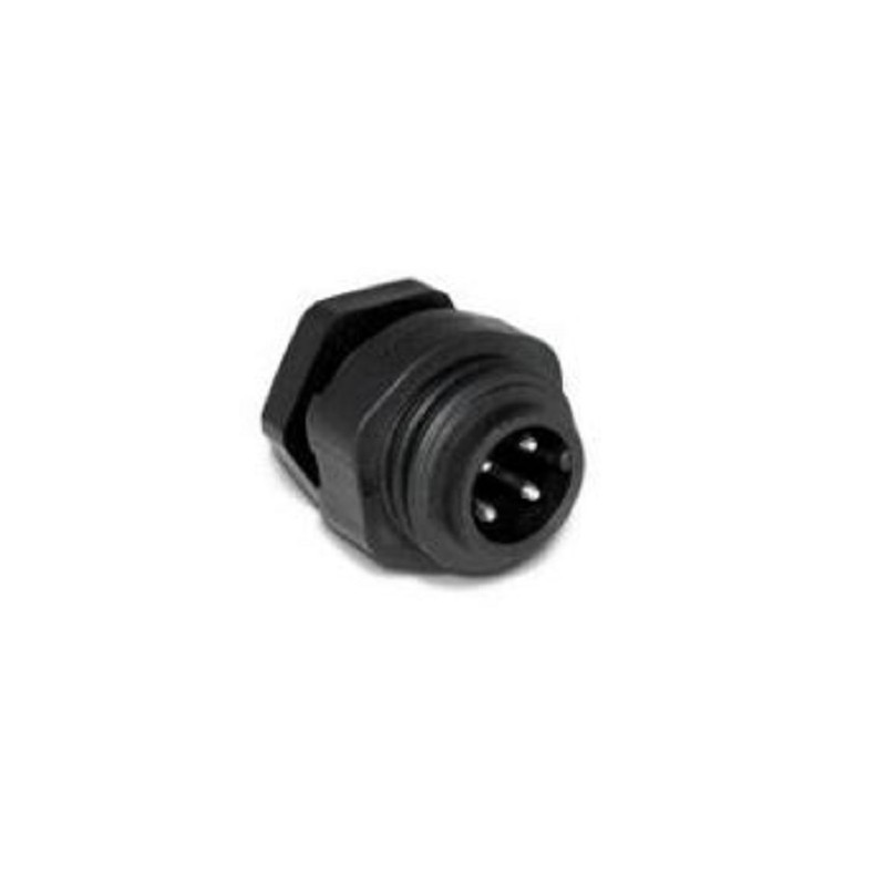 1 pcs - Amphenol Industrial Circular Connector, 3+PE Contacts, Cable Mount, Plug, IP65, IP67, Ecomate Series
