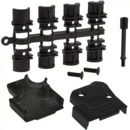 1 pcs - Norcomp 971 Series Zinc D Sub Backshell, 15 Way, Strain Relief