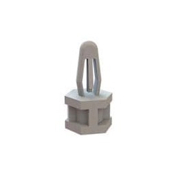 10 pcs : 27FTP00250 - Standoffs & Spacers PCB Support, 8-32 Threaded Female, .250 Spacer, Natural, Nylon, .156 Hole, .062 Thk