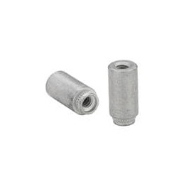 10 pcs : KFB3-632-4ET - Standoffs & Spacers Broach Flare Mount Standoff 6-32 .125 L Brass